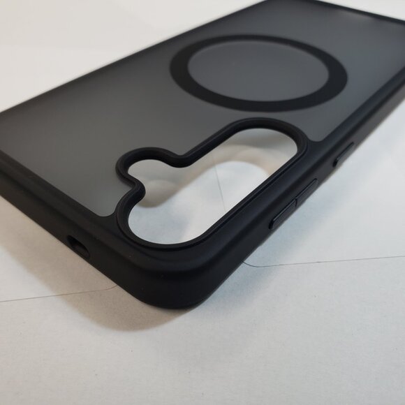 Torras for Samsung Galaxy S25+ Case (Plus Version) Black Transparent Shockproof - Picture 5 of 9